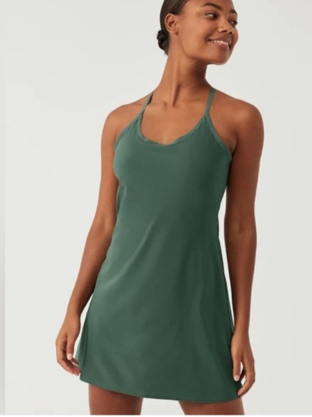 Outdoor Voices Exercise Dress in Green, Size M